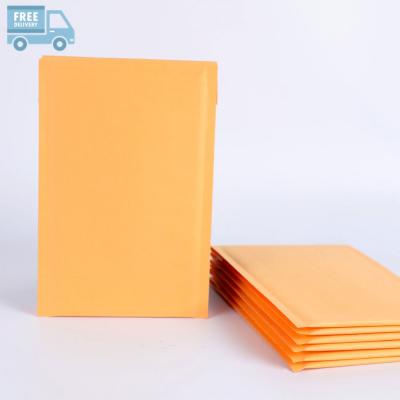 China Shock Resistance 200 Pcs Padded Bag Kraft Bubble Mailing Mailer For Jewelry, Cosmetics And CDs for sale