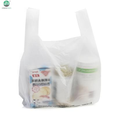 China High Quality 100% Fruit Certified Eco-friendly Bags Supermarket 100% Compostable Shopping Bag for sale