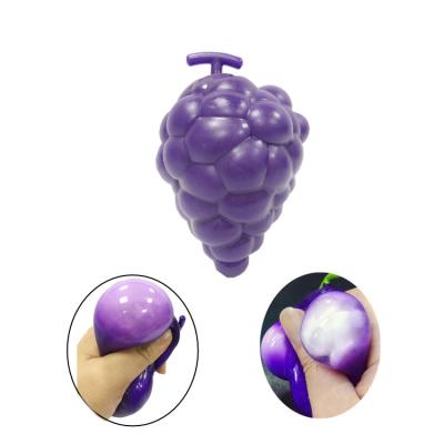 China High Strength Expandable String Toy Simulation Grape Fruits Shape Toy Funny Stress Relief Toy Kids Sensory Toy for sale