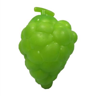 China Children's Toy Creative Kids Simulated Fruit Grape Shape Squeeze Toy Pressure Release Fruit Grape Toy for sale