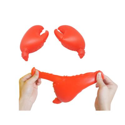 China Version Toy Creative Simulation Prawn Claws Toy Big Crab Claws Toy Version pressure release ball simulation lobster claw effort for sale