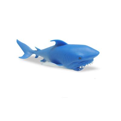 China 2022 New Material Kids Gift Magic Sand Shark Stretch Toy Plastic Stress Relief Toys Shark Squeeze Toy Eco-friendly for sale