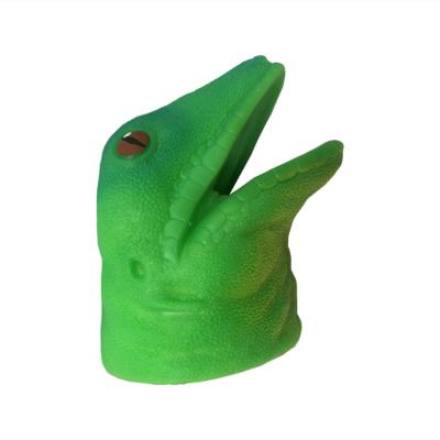 China Eco-friendly TPR Lizard Finger Puppet Toy Lizard Finger Hand Puppet Eco-friendly Soft Rubber Animal Toy for sale