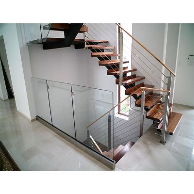 China Balcony Modern Aluminum Frameless Glass U Channel Profiles Base Shoe Fence Designs for sale