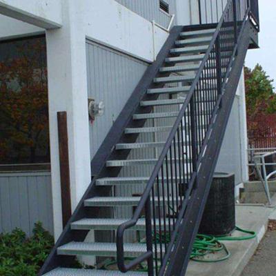 China Modern Home Stair Decoration Decorative External Stainless 304 Galvanized Exterior Stairs for sale