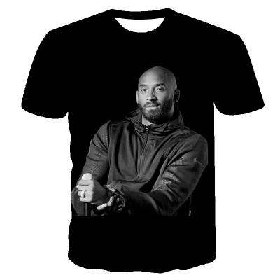 China 2020 Wholesale Custom Anti-Wrinkle T Shirts Men Kobe Bryant 3D T-Shirt for sale