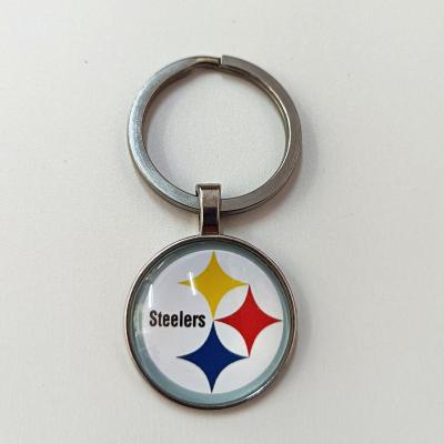 China Souvenir Gifts Promotion Manufacturer Souvenir Customized Metal Football NFL Key Chains Key Chains All 32 Teams NFL Custom Key Chains for sale