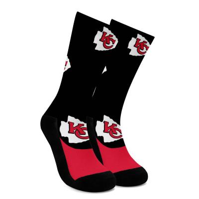 China Custom NFL QUICK DRY Socks OEM Socks Sublimation Printing Football Socks for sale