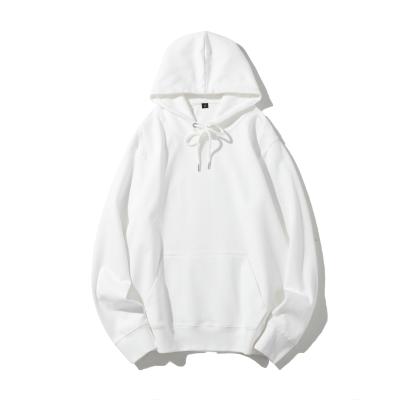 China Custom high quality plain white sweatshirts Anti-wrinkle oversized logo300gsm blank hoodies for men for sale