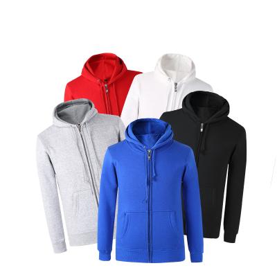 China Custom Heavy Cotton Logo Zipped Hoody Sweater Premium Anti-Wrinkle Men's Daily Use Hoodie for sale