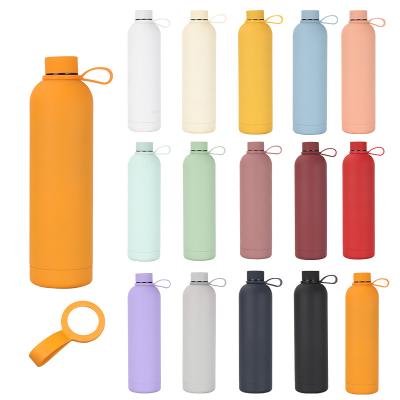 China 2023 PORTABLE Hot Sale 1000ml Double Wall Stainless Steel Sports Water Bottle With Multi Capacity And Cartridge Shaped Bot for sale