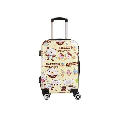 China Customized Fashionable High Quality Trolley Fashionable Carry On Luggage Suitcase PC Sets for sale