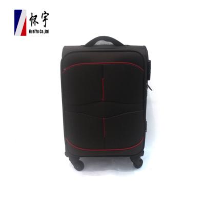 China Travel Bottom Fashion Customized Large Capacity Unisex EVA Trolley Travel Luggage Suitcase Bag for sale