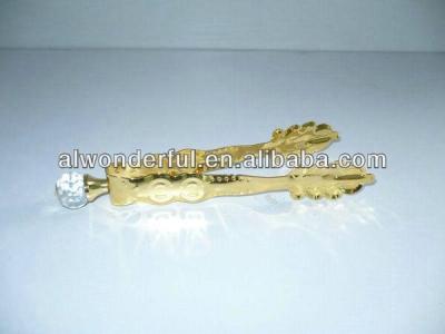 China 2014 Sustainable Arabic Gold Plated Meta Tongs / Metal Sugar Tongs for sale