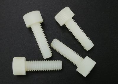 China M6 Hex Socket Cup Head Plastic Cap Screws Nylon White Fastener DIN 912 for sale