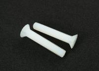 China Plastic Bevestigingsmiddel van M3 van de Phillips het Aandrijving Verzonken Hoofdschroef Nylon Witte Te koop