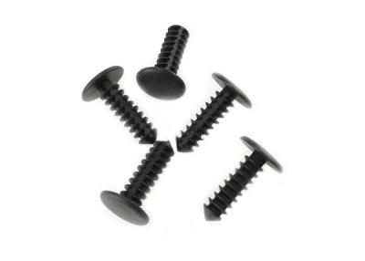 China Truss Head Black Nylon Fastener Rivet Bumper Hardware 4.5mm Thread Hole for sale