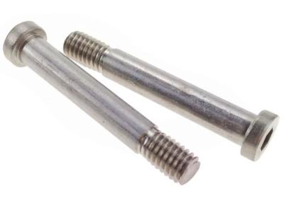 China M5 Metal Steel Shoulder Bolts Hex Socket Key Fastener Nickel Finish for sale