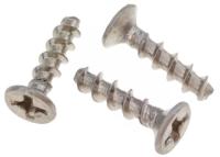 China 2.5 mm Stainless Steel PT Screws for Plastic Phillips Flat Head A2 Fastener for sale