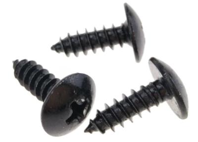 China Black Steel Truss Head Self Tapping Screws Mushroom 4.2 mm Harden Fasteners for sale