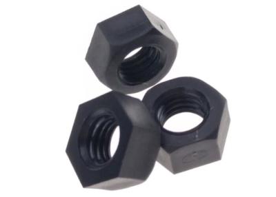 China Black Nylon Hardware Nuts Bolts Metric M8 Standard Hex Nut Din 934 Standard for sale