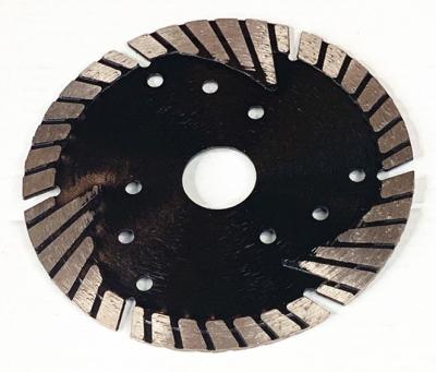 China Cutting Granite 4.5inch 115*H10*22.23mm Hot-Pressed Turbo Diamond Circular Saw Blade With Multi-tilt Shielded Segments for sale