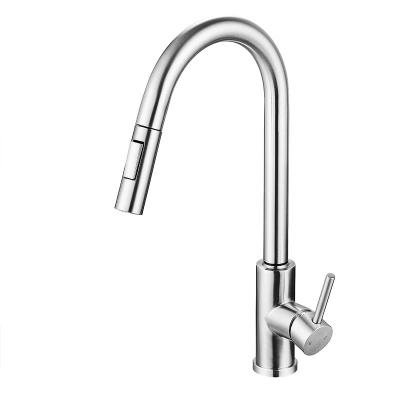 China Economic Faucets European Style Kitchen Faucets One Sense Handle To Sets With Circulation And Spray for sale