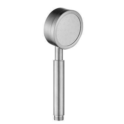 China With Diverter Round Silver Stainless Steel Hand Shower Head With High Pressure Filter Showerhead for sale