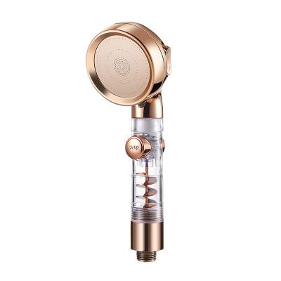 China With Custom Pressurized Diverter Gold Shower Heads Booster WithWater High Pressure Stop for sale