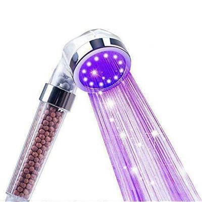 China With Magic Spa Vortex Color Shower Head Colorful Showerhead Handheld Water Saving Water Saving for sale