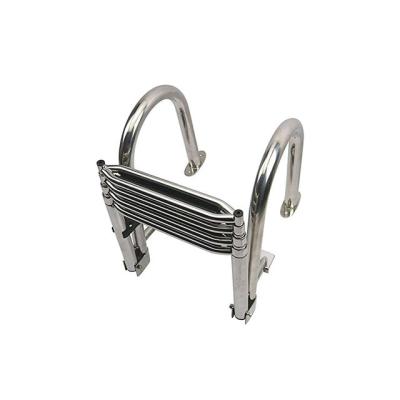 China Boat Hardware Fitting Bimini Stainless Steel316 Hardware Marine Boat Boarding Ladder for sale