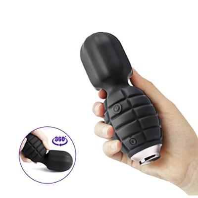 China Powerful Rechargeable Handheld Body Massager USB Toy Adult Women Pussy Man Back Vibrating Neck Body Mini Vibrator for sale