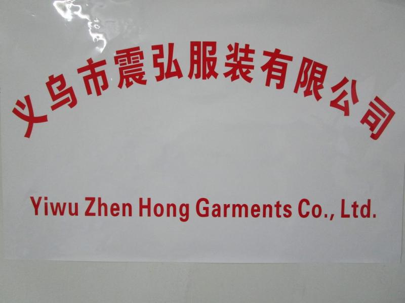 Verified China supplier - Yiwu Zhen Hong Garments Co., Ltd.