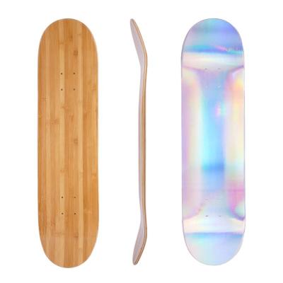 China Adult Professional Grade 8.0 8.125 8.25 Inch Aluminum Design Canadian Maple Mixed Bamboo Skateboard Decks for sale