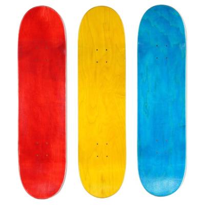 China Low MOQ Adult Custom Design 8.0 8.25 8.38 Inch Skate Board 7 Layer Maple Canadian Skateboard Decks for sale