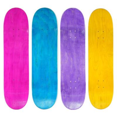 China Adult Canadian Wholesale Custom Blank Skate Board 7ply Maple Pro 8.25 Inch Skateboard Deck for sale