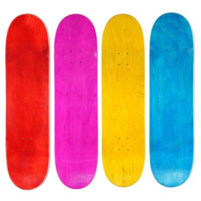 China Adult Custom Design 7.5 Print 7.75 8.0 8.125 8.25 Inch 100% Canadian Hard Maple Skateboard Deck White Skateboard Decks for sale