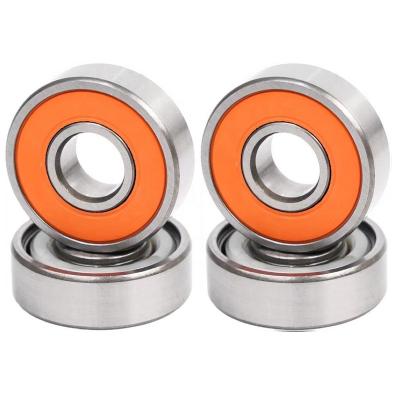 China Hotel Manufacture ABEC-7 White 608 Chrome Steel Skateboard Bearings for sale