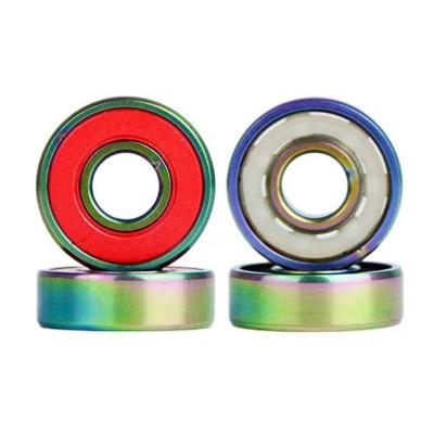 China Hotels OEM Premium Brand Ceramic Ball Bearings 608RS Skateboard Bearings for sale