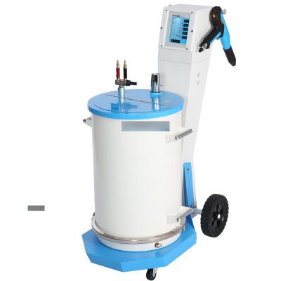 China Professional Fluid Bed Powder Coating Hotels Equipment Electrostatic Machine For Alloy Wheel for sale