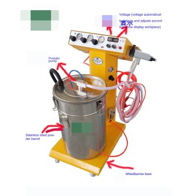 China Ours800 powder coating machine spray gun powder coating machine electrostatic painting price repairs workshop for metal surface for sale