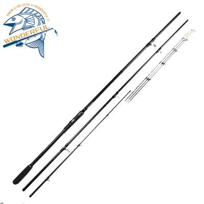 China Custom Carbon 3 Tip Cast Casting Long Spinning Feed Baitcasting Surfcasting Fishing Rod for sale