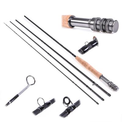 China Fishing Rods Aerial Casting Ultralight Carbon 4 Sections High Carbon Strength Fly For Saltwater for sale