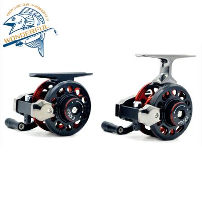 China NEW Factory Built Beauty Light Medium Arbor Straight All Metal Fly Fishing Reel for sale