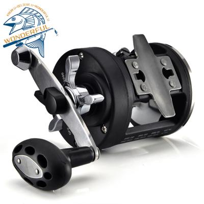 China Factory Straight Saltwater Big Game Metal CNC Sea Fishing Trolling Casting Reel for sale