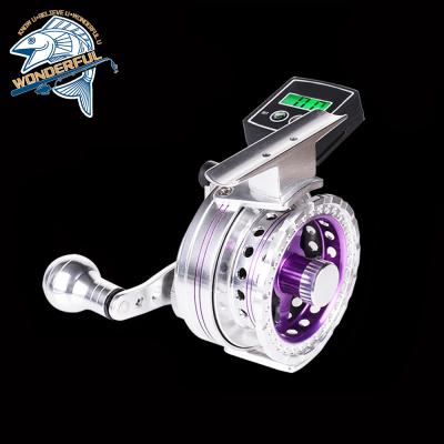 China Sport Fishing Digital Display CNC Alloy Reel Seat High Strength Boat Fishing All Body Aluminum Fish Metal Frame Electric Reel for sale