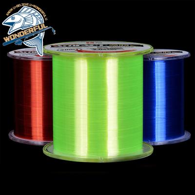 China 500m Germany Long Sea Fishing Material Imported Soft Casting Soft Nylon Fishing Line 500m Long for sale