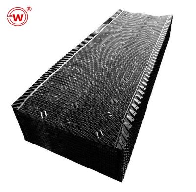 China Factory Water Cooling Tower PVC Fill Corrugated Cooling Tower Fills / Cross Flow for sale