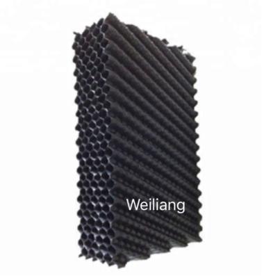 China PVC 300mm 600mm PVC Cooling Tower Film Corrugated Sheets for sale