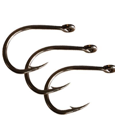 China High Quality Tuna Fishing Hooks Stainless Steel Carbon Steel Aid Hooks For Saltwater Hoop Hooks for sale